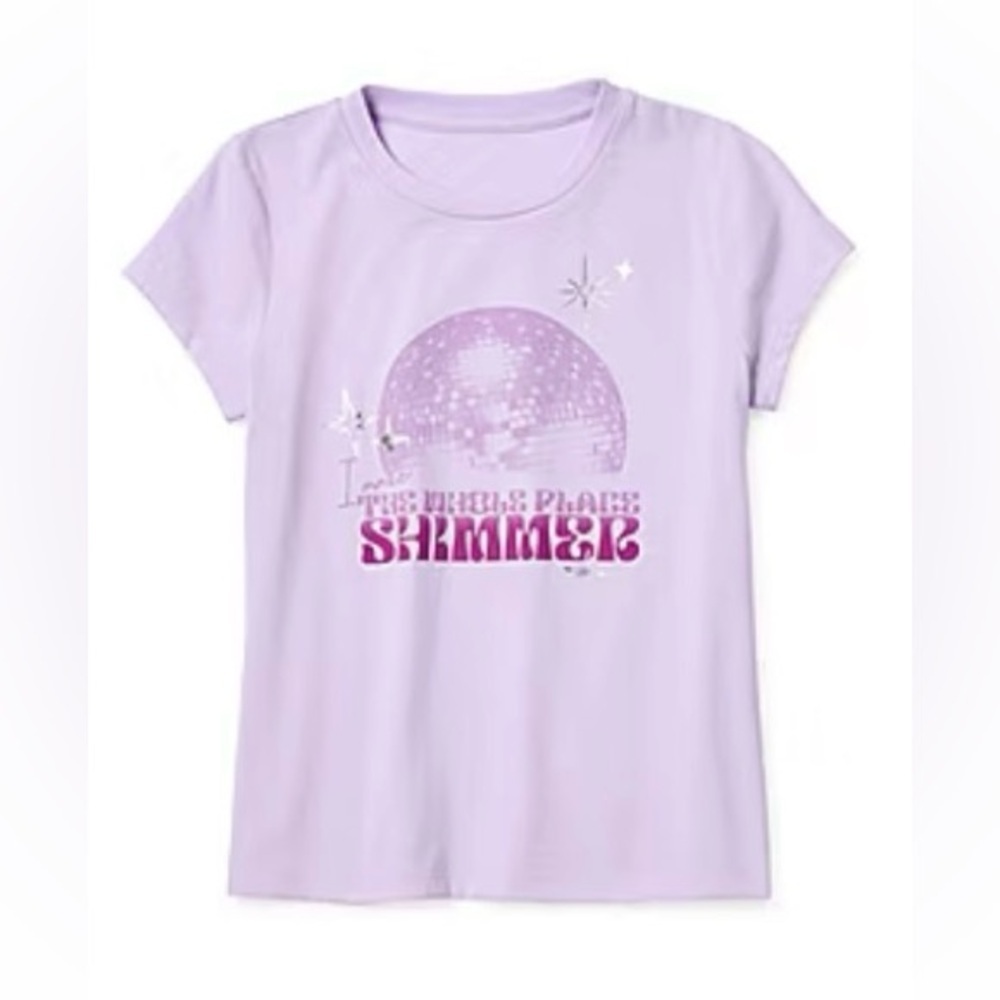 Girls Plus size 18.5 Thereabouts Short Sleeve Graphic Tshirt Glimmer 18 1/2 NWT